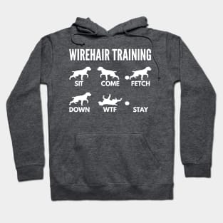 Wirehaired Pointing Griffon Training Wirehair Dog Tricks Hoodie